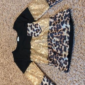 Sparkle in pink sequin shirt size 6